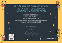Programa de Dinamización de Participación de Infancia y Adolescencia"