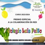 VII Edición Concurso huertos escolares sostenibles. "