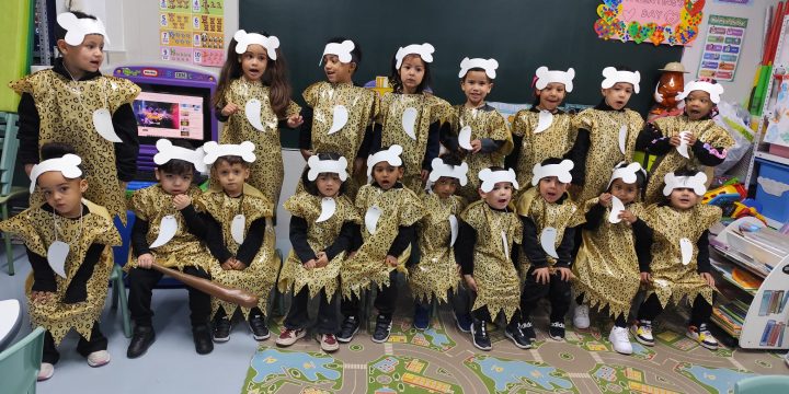Infantil trabaja en su nuevo Proyecto La Prehistoria