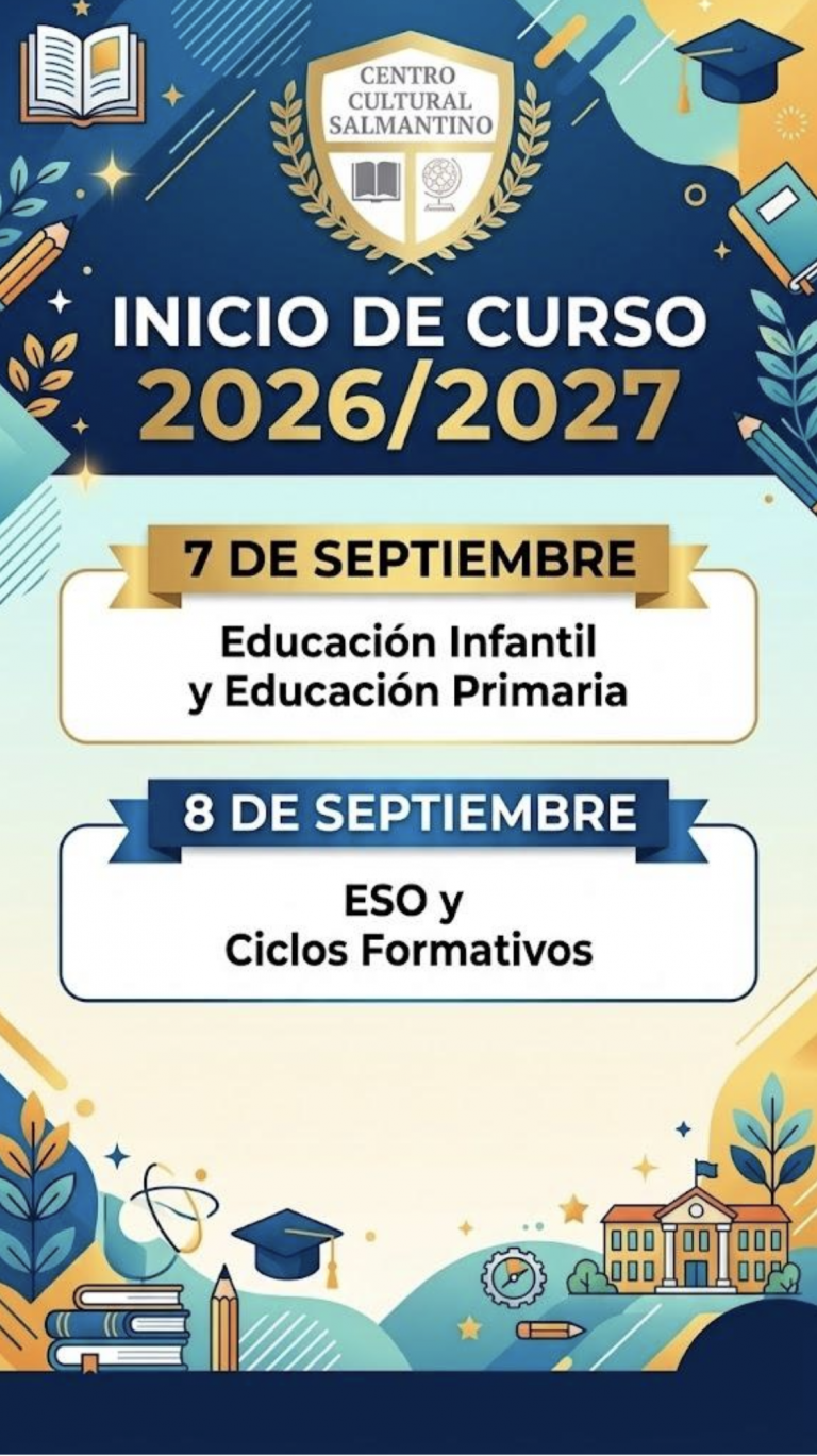 EMPIEZA UN NUEVO CURSO ESCOLAR 26/27
