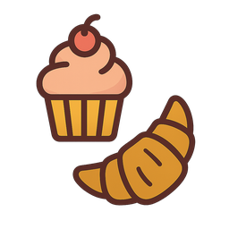 Icono panadería y pastelería