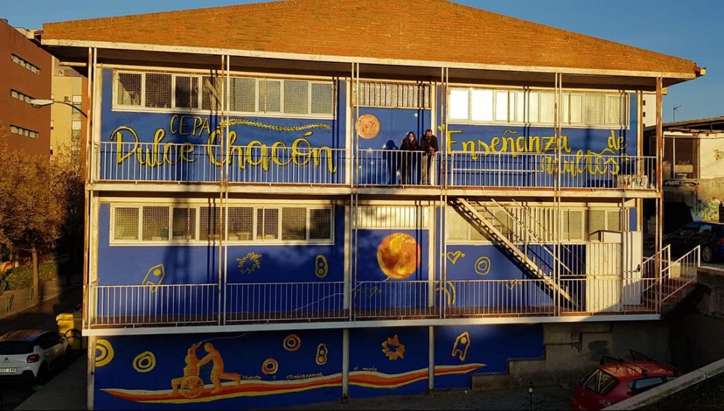 Fachada trasera de nuestro edificio.