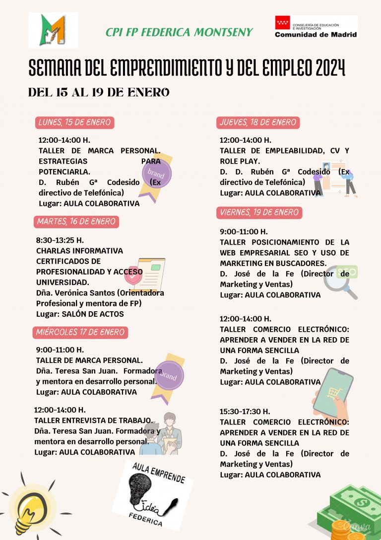 Semana del emprendimiento y del empleo