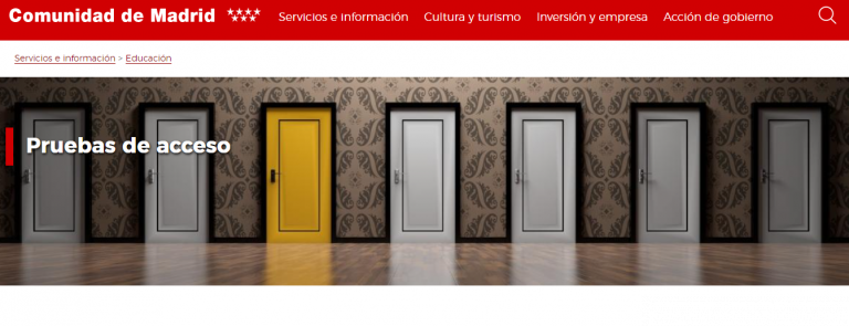 Pruebas de acceso a Ciclo Formativos