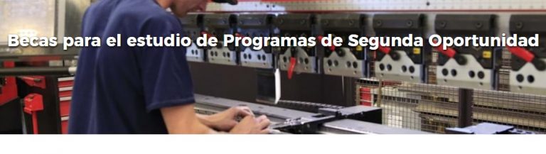 Plazo presentación solicitud Becas SEGUNDA OPORTUNIDAD