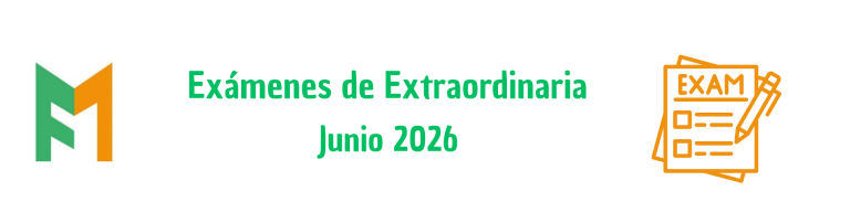 Exámenes Extraordinarios Junio 2026