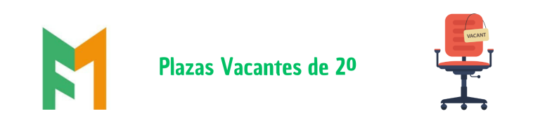 Plazas libres para 2 GM y GS