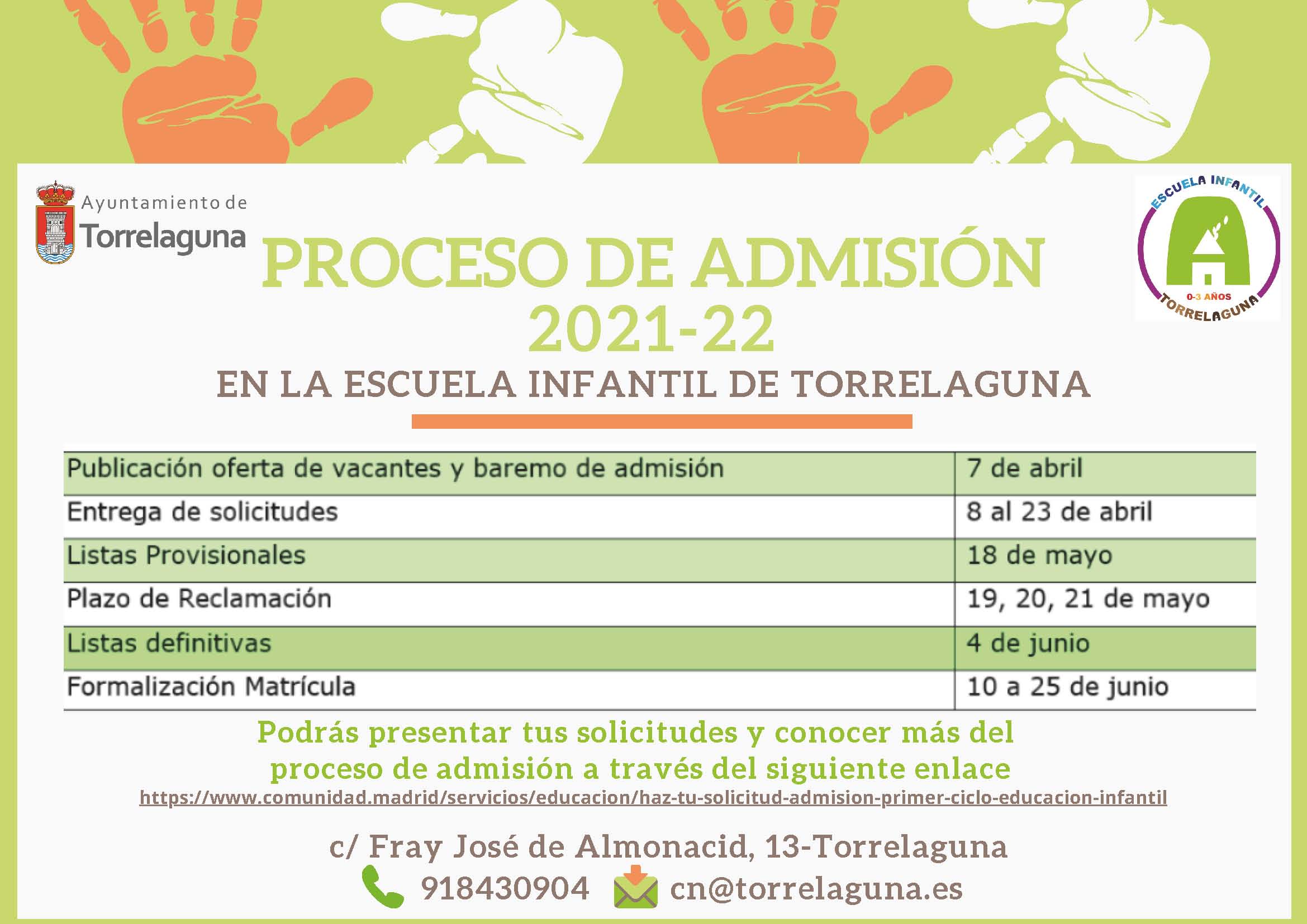 Proceso de admisión de alumnos y alumnas