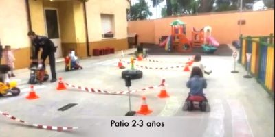 Patio de 2 a 3 años