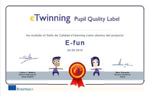 E-Fun PUPIL Quality Label