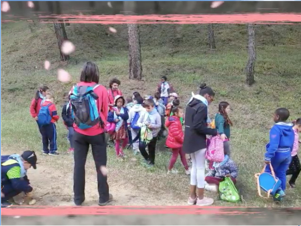 Salida a los Cerros con los cursos: 1ºA, 2ºA y 2ºB.