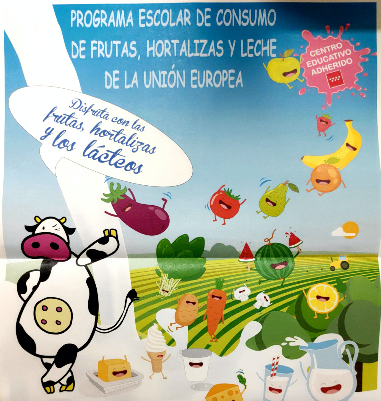 Programa escolar de consumo de frutas, hortalizas y leche de la Unión Europa