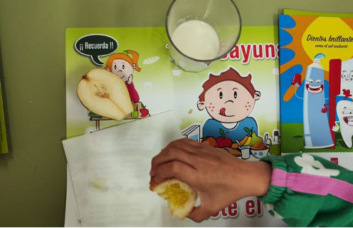 Desayunos saludables en el CEIP ARAVACA