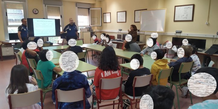 Nueva charla de los Agentes Tutores en el CEIP Aravaca