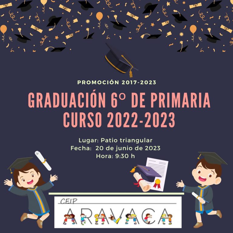 Graduación de nuestros alumnos y alumnas de 6º de Primaria