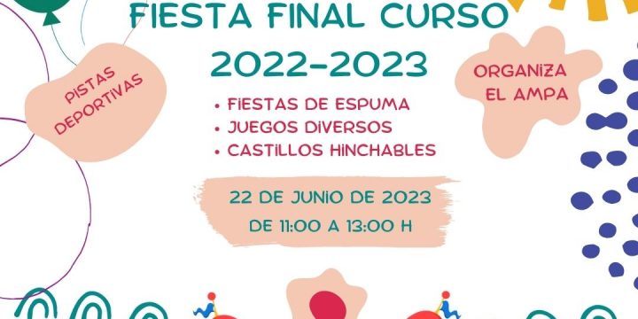 La Fiesta Final de curso del CEIP Aravaca llena de alegría y diversión