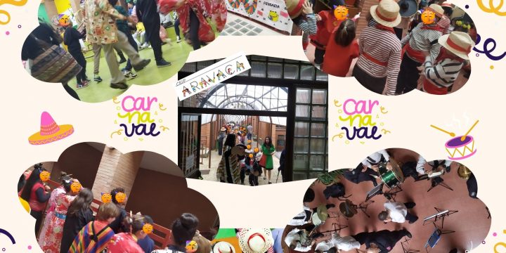 ¡Carnaval en el CEIP Aravaca con el lema «Aravaca por el Mundo»!