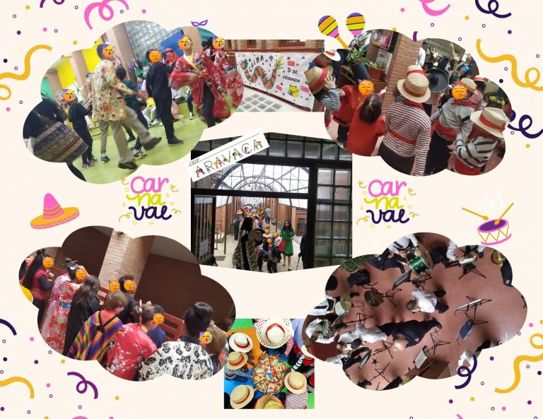 ¡Carnaval en el CEIP Aravaca con el lema «Aravaca por el Mundo»!