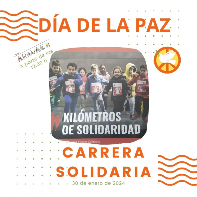 Celebramos el Día de la Paz en el CEIP Aravaca con Km de Solidaridad