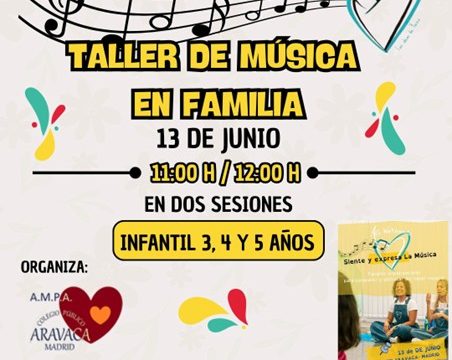 Un ritmo nos une hasta el final! Talleres de música en familia con Ali Wakhanda (13 de junio)