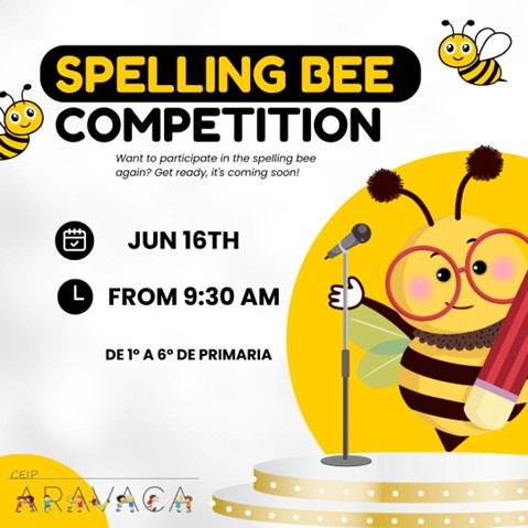 ¡Aletazo de letras! Una nueva edición de nuestro Spelling Bee (16 de junio)
