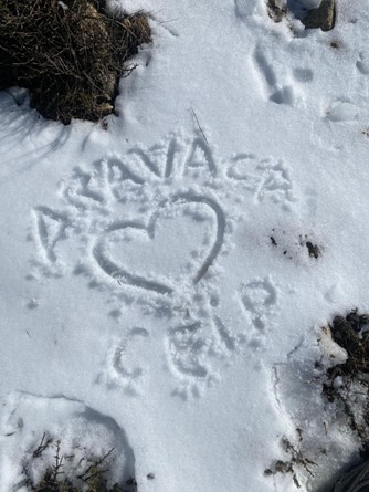 Nos divertimos en la nieve (14 de febrero)