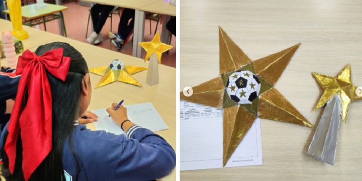 ¡Geometría en 3D! El alumnado de 6º nos sorprende con su taller de poliedros