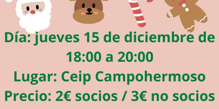 Taller de Navidad y actividad extraescolar de Ajedrez.