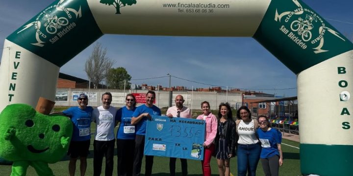 Dinero recaudado en la VII Carrera Solidaria CEIP Campohermoso.
