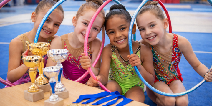 Nuestras campeonas de gimnasia rítmica