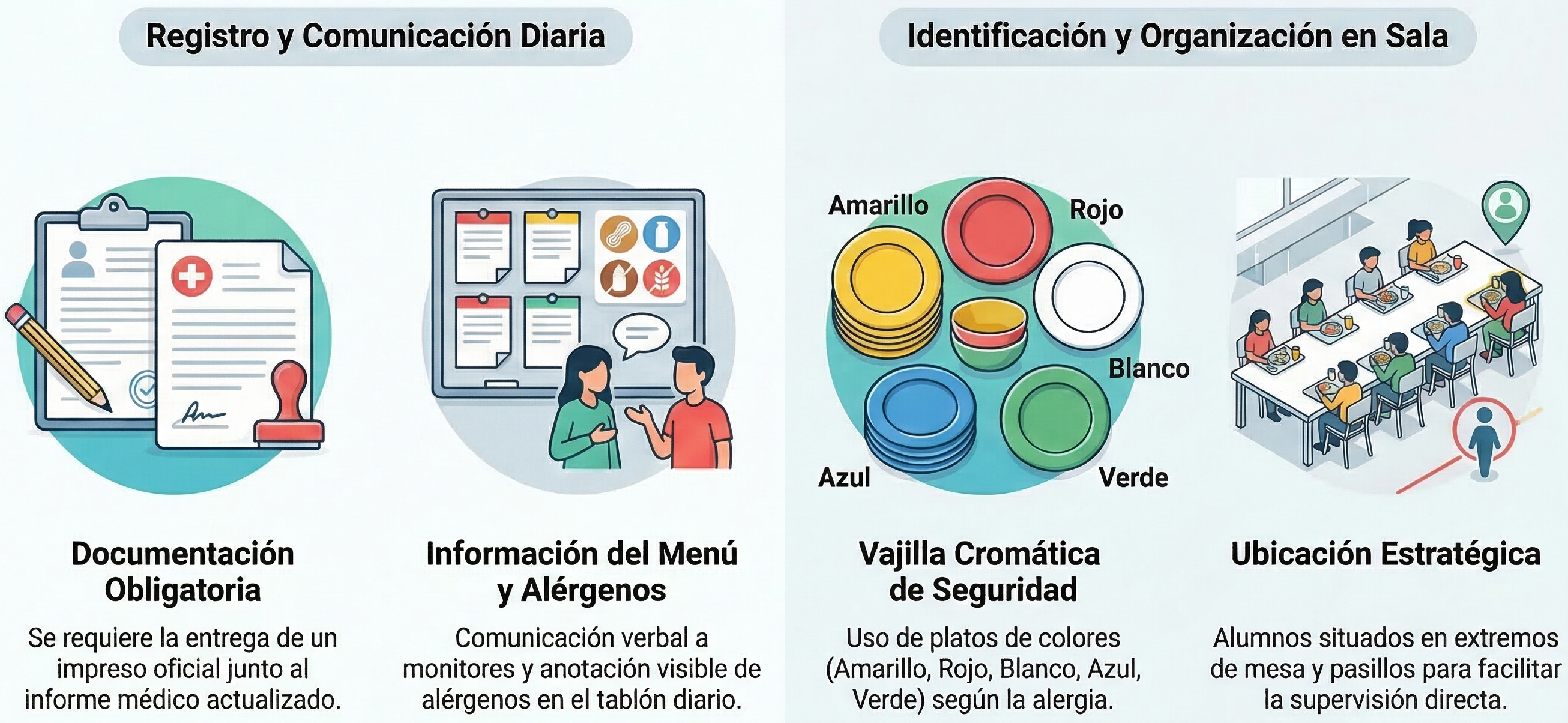 Protocolos de seguridad para alergias e intolerancias