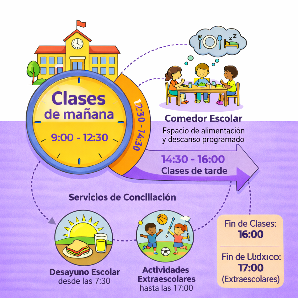 Horario de jornada ordinaria