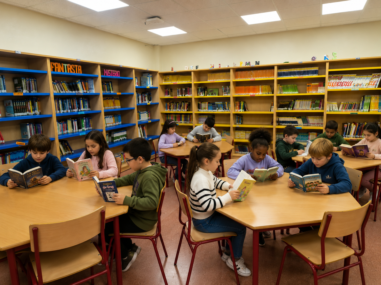 Actividades en la biblioteca escolar