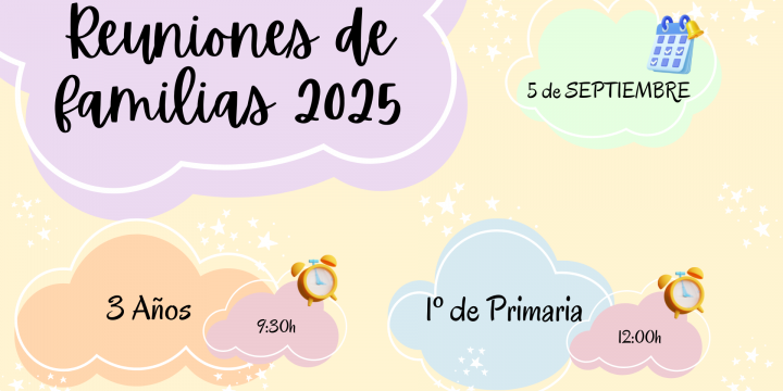 Reuniones de familias 2025/2026