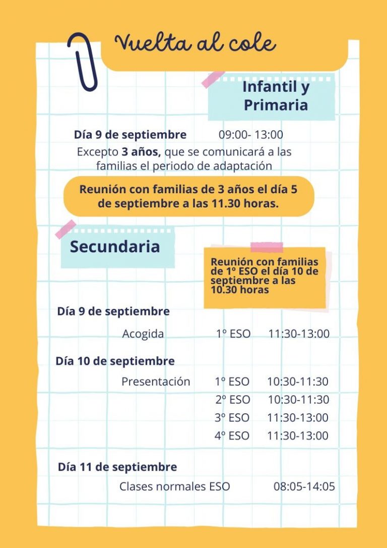 Inicio de Clases