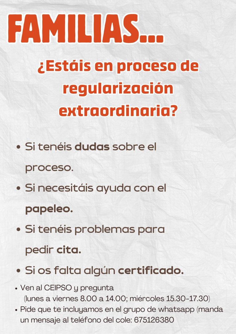 Regularización extraordinaria