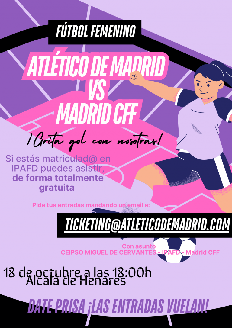 ¡ATENCIÓN, ATENCIÓN! FÚTBOL FEMENINO