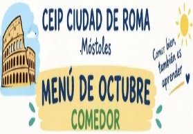 MENU COMEDOR OCTUBRE 2026