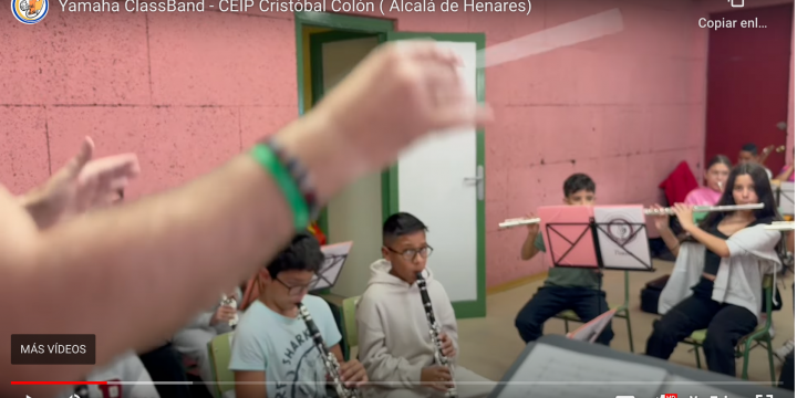 Proyecto Yamaha ClassBand: Los jóvenes músicos del CEIP Cristóbal Colón alcanzan su sueño sinfónico
