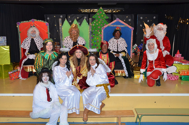 Visita de los reyes magos durante el año 2015
