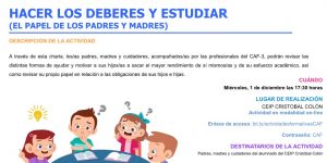Actividad formativa CAF