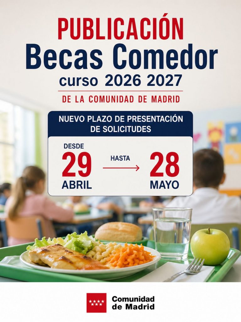 Becas Comedor Curso 2026 – 2027