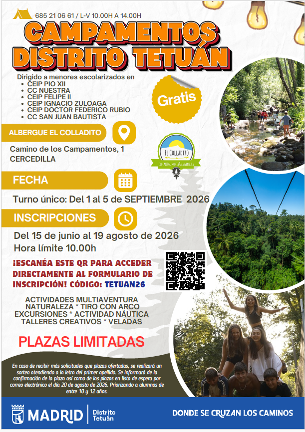 CAMPAMENTOS DE VERANO