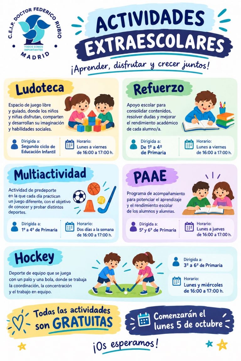 Actividades extraescolares 26-27