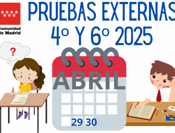 Pruebas externas para 4º y 6º de Educación Primaria