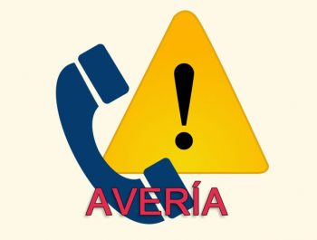 Avería en línea de teléfono