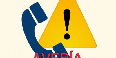 Avería en línea de teléfono