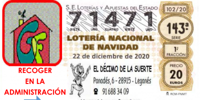 Lotería Navidad 2020