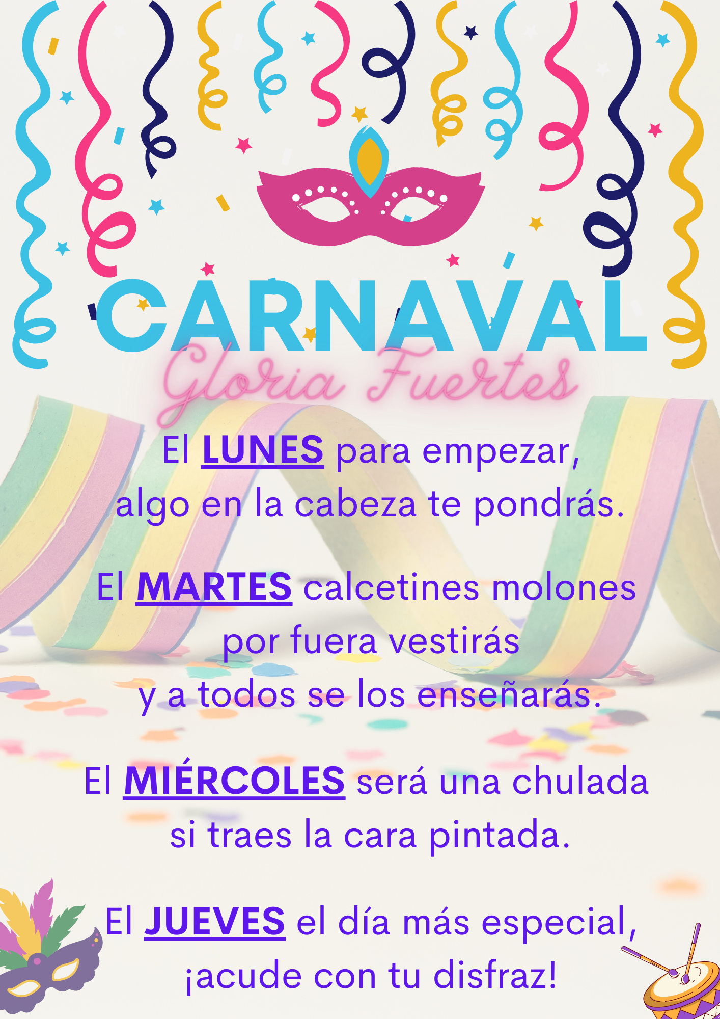 Consignas carnaval 2022