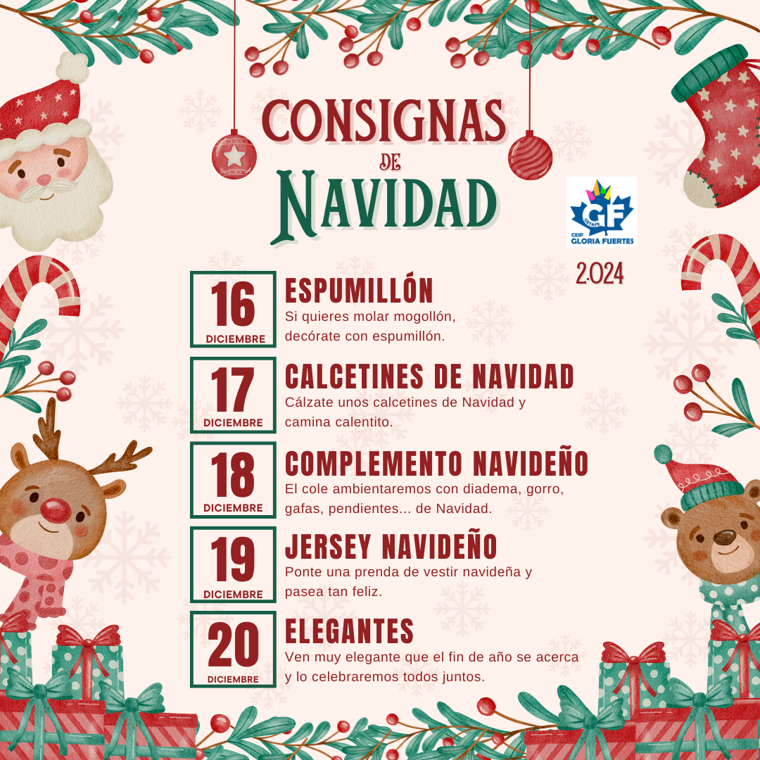 Consignas Navidad 2024